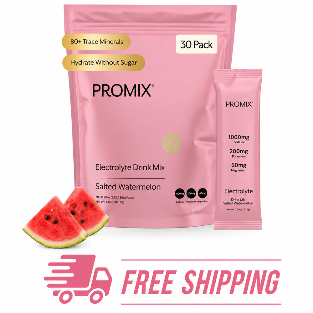 PROMIX Electrolyte Drink Mix Salted Watermelon 30 Sticks 13.2 oz